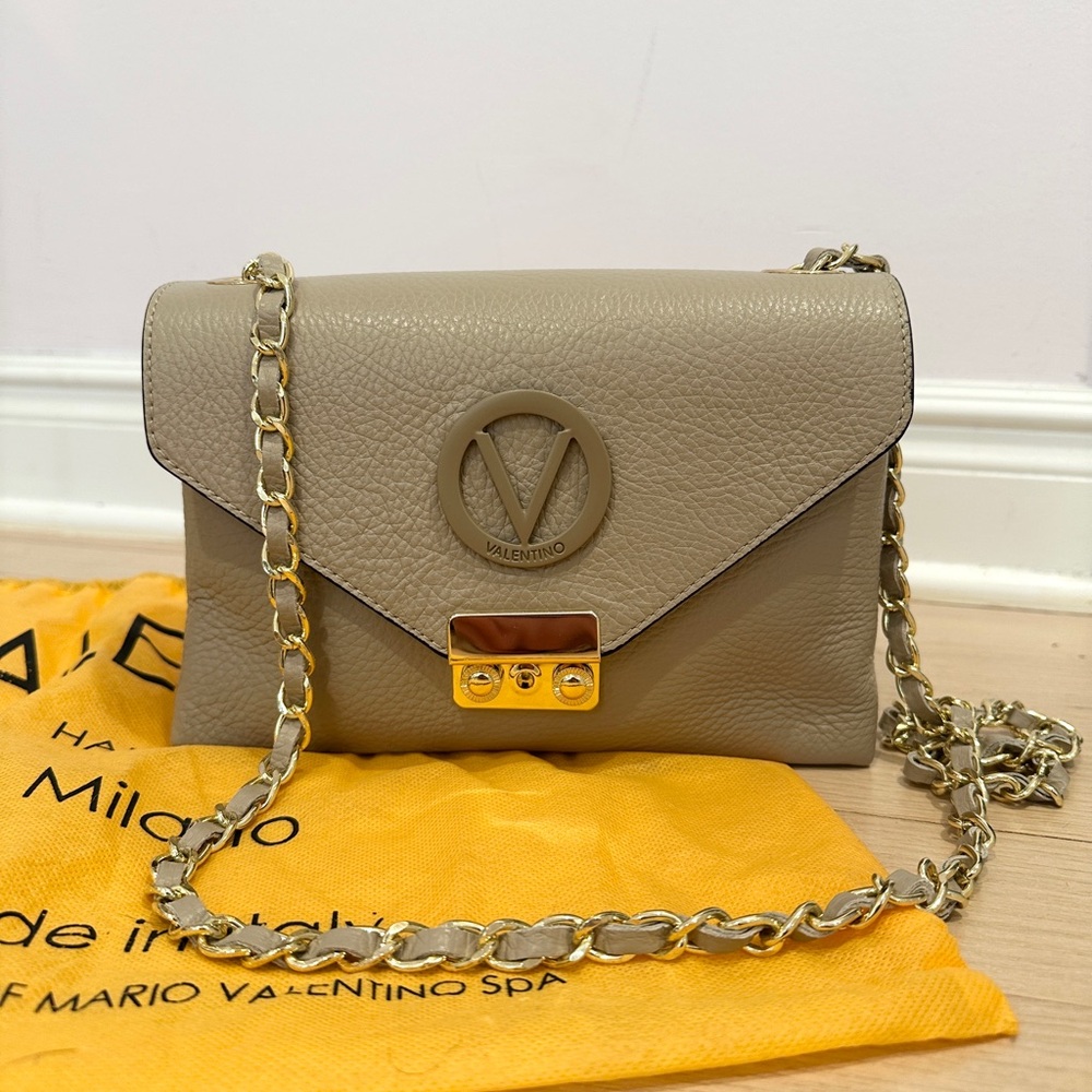 Valentino Beige Crossbody Bag